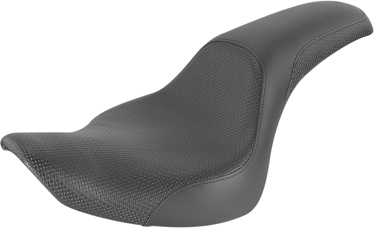 Saddlemen Profiler Basketweave 2-Up Seat fits 2006-2017 Harley Softail Models