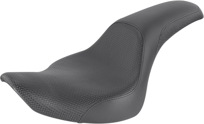 Saddlemen Profiler Basketweave 2-Up Seat fits 2006-2017 Harley Softail Models