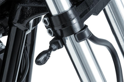 Kuryakyn 2580 Black Pipe Wrench 39-49mm Front Fork Tube Turn Signal Mount Clamp