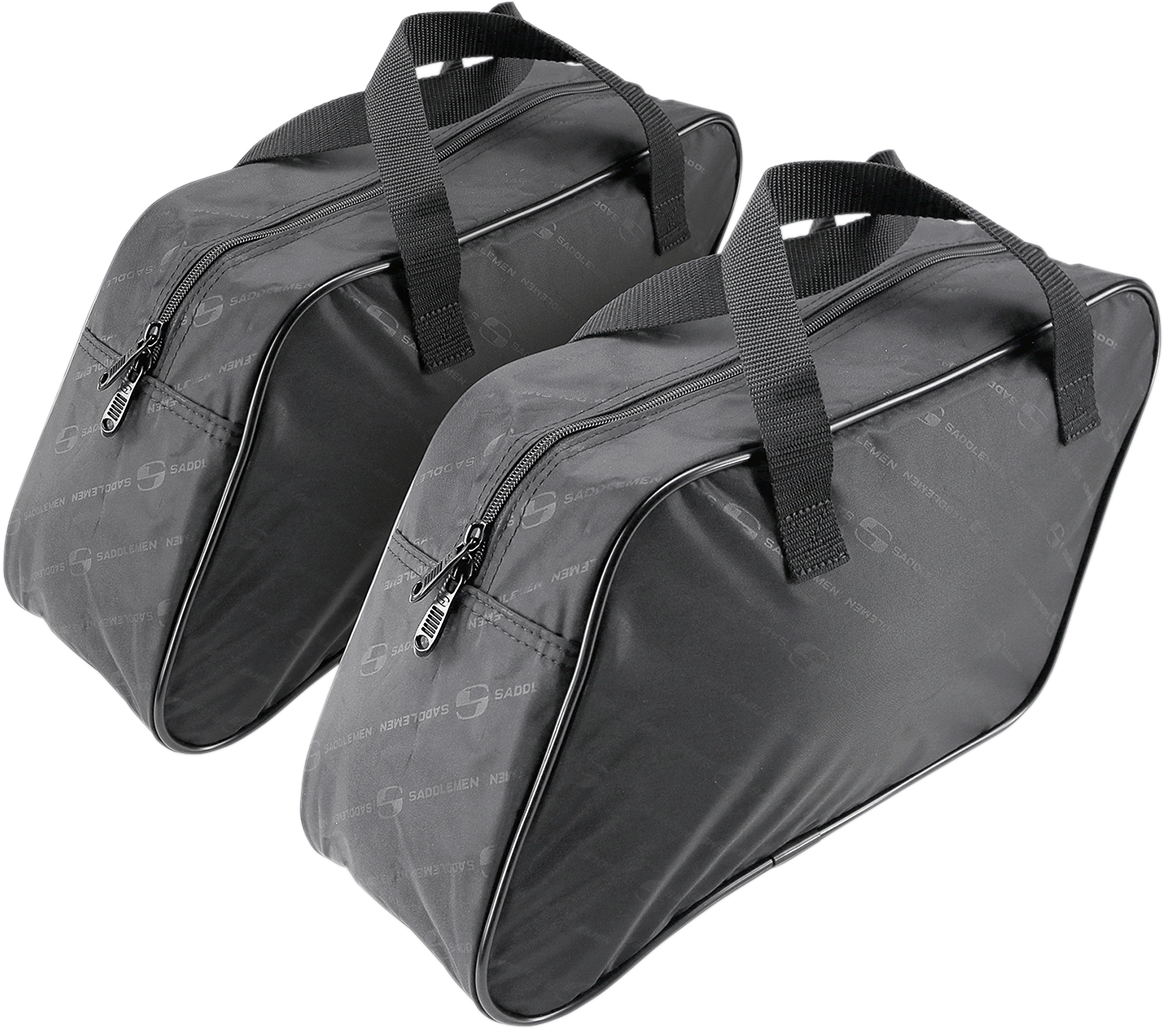 Saddlemen Pair Textile Motorcycle Saddlebag Small Universal Liners Touring