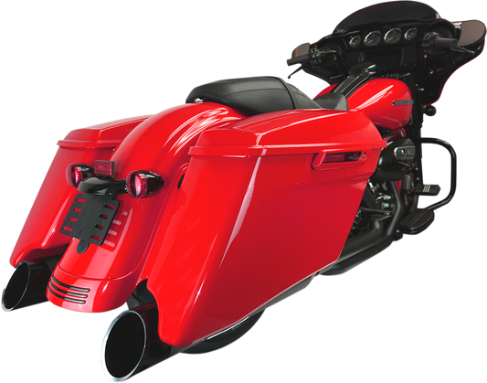 Khrome Werks 4.5" HP Plus Black Slip On Mufflers 2017-2024 Harley Touring 202885