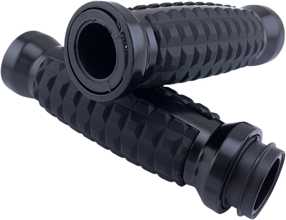 Drag Specialties Grenade 1" Motorcycle Hand Grips 08-20 Harley Touring Softail