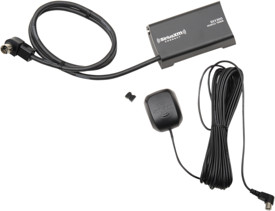 Jensen Black Sirius Xm Black MC Motorcycle Radio Adapter Kit for Harley Davidson