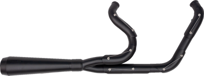 Trask Assault 2-1 Black Exhaust System fits 2007-2017 Harley Softail FXST FLST