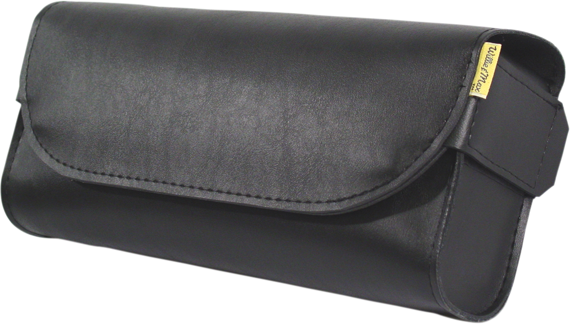 Willie & Max Raptor Black Synthetic Leather Motorcycle Front Fork Tool Pouch Bag