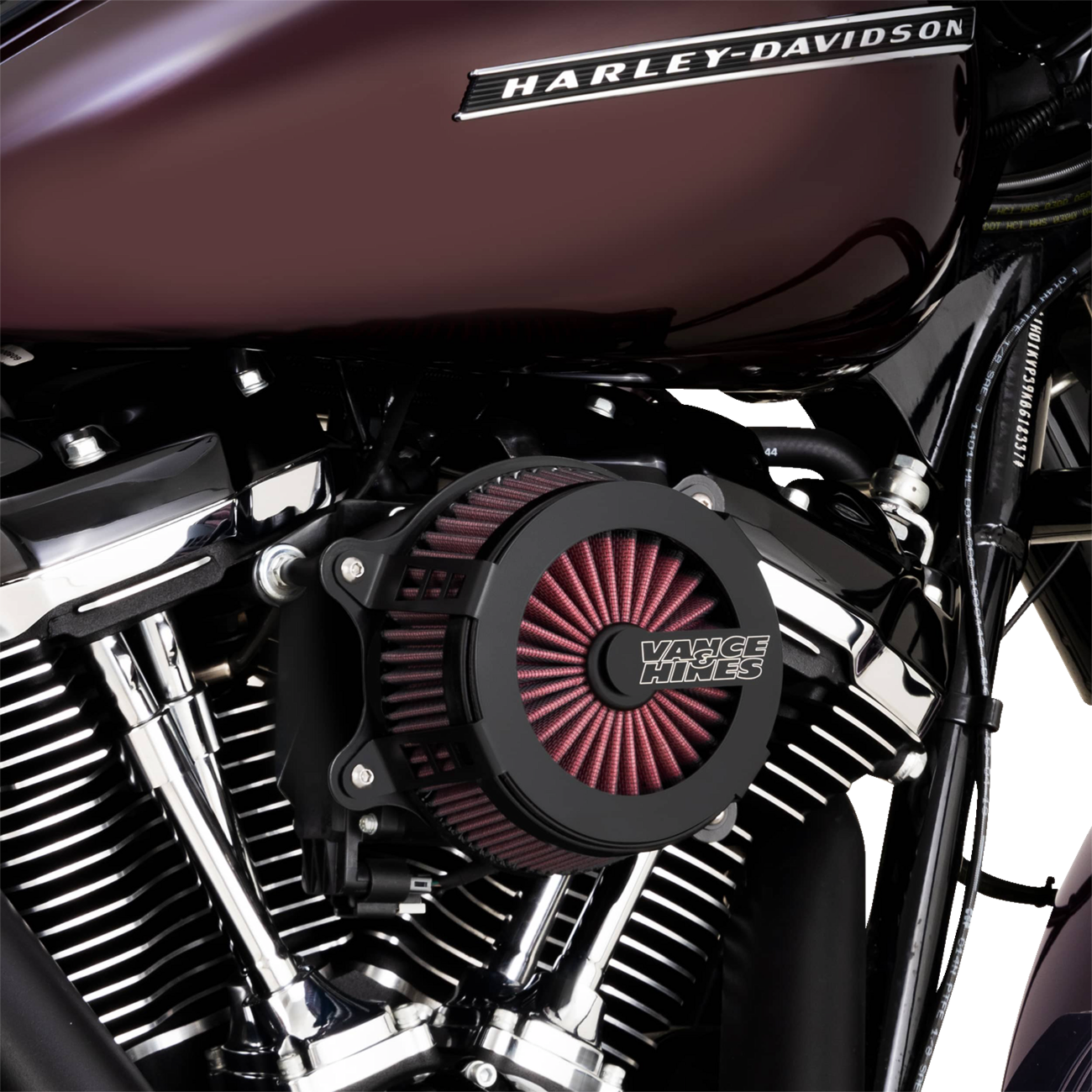 Vance & Hines VO2 Cage Fighter Air Cleaner 2017-2025 Harley Touring Softail M8