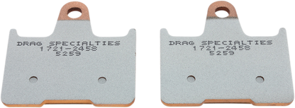 Drag Premium Sintered Metal Rear Brake Pads for 2014-2022 Harley Sportster