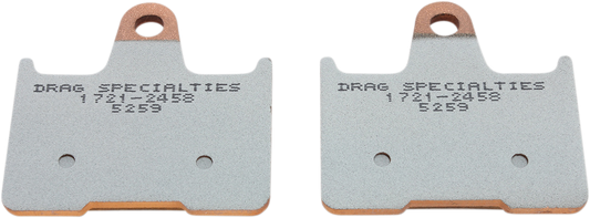Drag Premium Sintered Metal Rear Brake Pads for 2014-2022 Harley Sportster