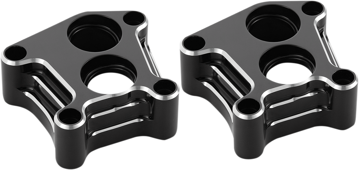 Arlen Ness Black 10 Gauge Tappet Cover Kit 99-17 Harley Dyna Softail Touring FLD
