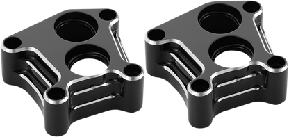 Arlen Ness Black 10 Gauge Tappet Cover Kit 99-17 Harley Dyna Softail Touring FLD