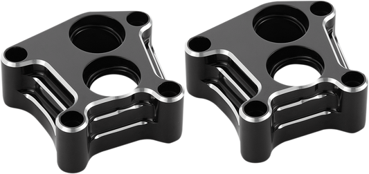 Arlen Ness Black 10 Gauge Tappet Cover Kit 99-17 Harley Dyna Softail Touring FLD