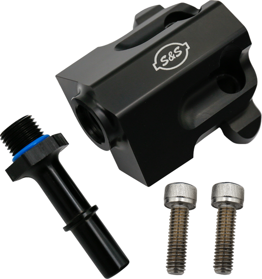 S&S Replacement Billet Fuel Rail Kit for 2017-2024 Harley M8 Touring 160-0280