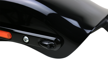 Kodlin 3-1 Black Mini Fender Strut Indicator Lights for  2018-24 Harley Softail