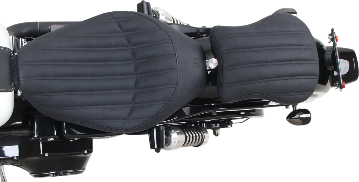 Saddlemen 9" Contoured Knuckle Pad Detachable Pillion for Harley Davidson Touring