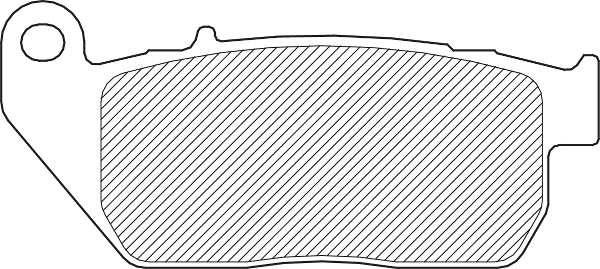 Drag Specialties Semi-Metallic Front Brake Pads 2004-2013 Harley Sportster