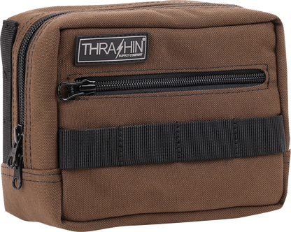 Thrashin Supply Brown Motorcycle Handlebar Storage Bag Harley Davidson THB-0006