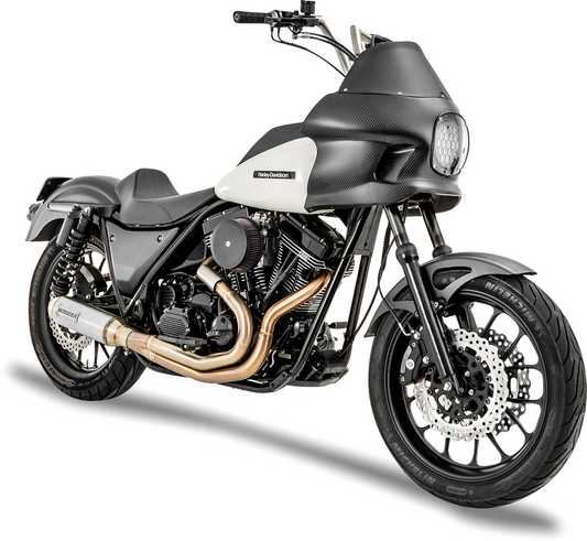 Bassani Super Bike 2-into-1 Exhaust System fits 1984-2000 Harley Davidson FXR