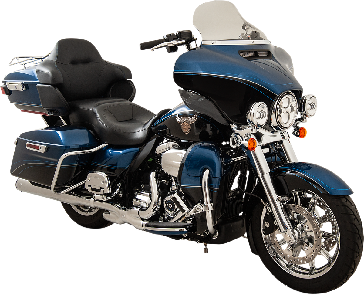 Klock Werks Flare Tint 10.5" Fairing Windshield for 2014-2023 Harley Touring