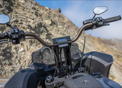 Kodlin Fastback Black 10" Straight Handlebar Risers for 2018-2024 Harley Softail