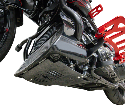 Thrashin Carbon Fiber Forged Skid Plate for 2023-2025 Harley Street Road Glide