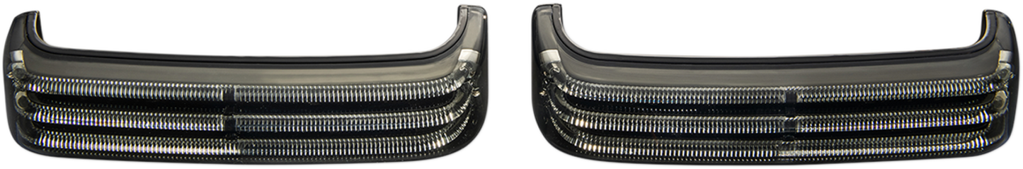 Custom Dynamics Black Smoke LED Saddlebag Lights 2010-2013 Harley CVO Touring