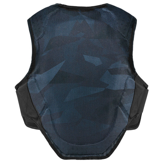 Icon Softcore Adult Mens Blue Camo Field Armor Street Motorcycle Riding Vest