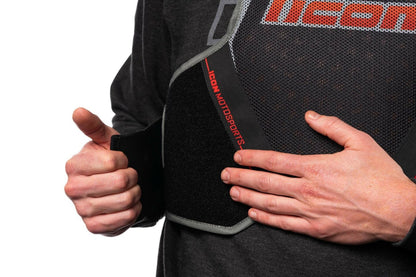 Icon Softcore Adult Mens Megabolt Field Armor Street Motorcycle Riding Vest