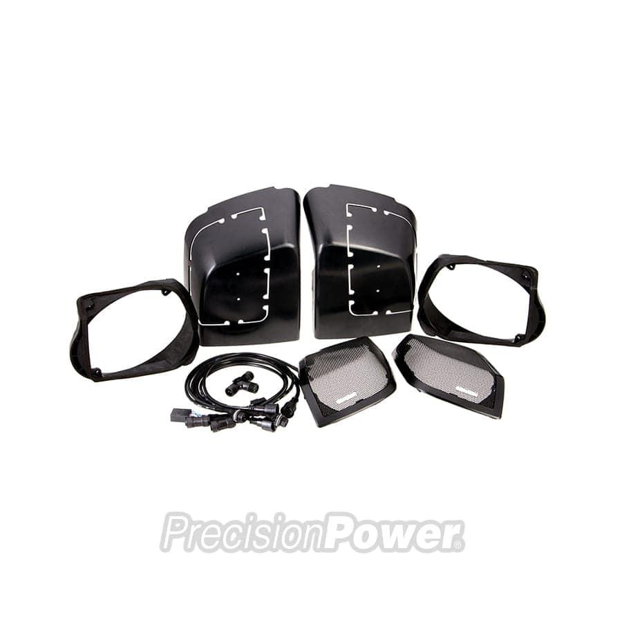 Precision Power  Fairing 6x9 Saddlebag Speaker Installation Kit for 2014-2023 Harley-Davidson Touring Models