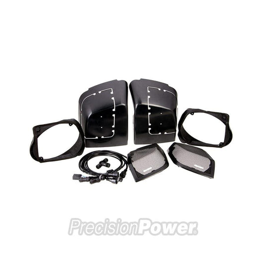 Precision Power  Fairing 6x9 Saddlebag Speaker Installation Kit for 2014-2023 Harley-Davidson Touring Models