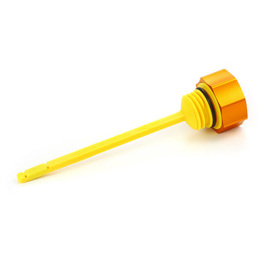 Figurati Curved Gold Magnetic Engine Oil Dipstick 2017-2024 Harley Touring M8