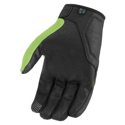 Icon Adult Men Hooligan CE Motorcycle Street Riding Short Cuff Sport Gloves