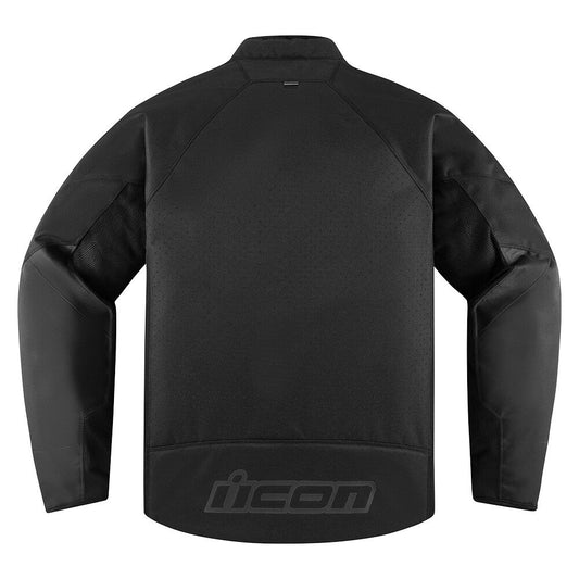 Icon Hooligan CE Adult Mens Black Motorcycle Street Racing Sport Jacket