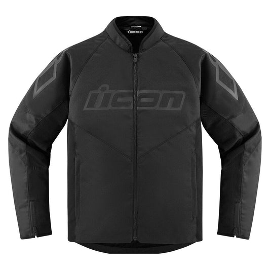 Icon Hooligan CE Adult Mens Black Motorcycle Street Racing Sport Jacket