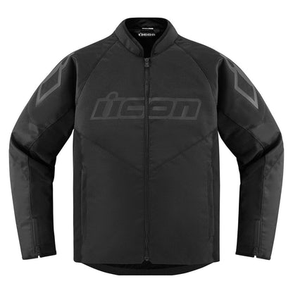 Icon Hooligan CE Adult Mens Black Motorcycle Street Racing Sport Jacket