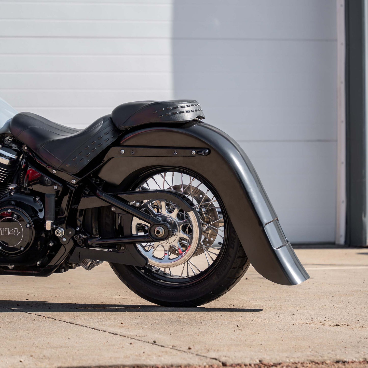 Klock Werks Banchmark Vicla Frenched Rear Fender fits 2018-2026 Harley Softail
