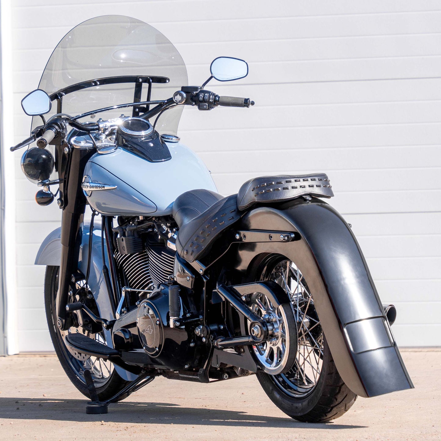 Klock Werks Banchmark Vicla Frenched Rear Fender fits 2018-2026 Harley Softail