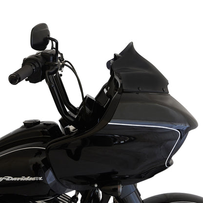 Klock Werks Black 9" Flare Fairing Windshield for 2015-25 Harley Touring Models