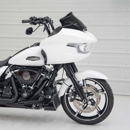 Klock Werks Sport Flare 10" Black Windshield for 2023-25 Harley Road Glide FLTR