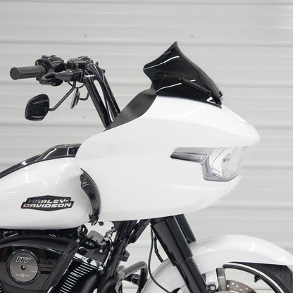 Klock Werks Sport Flare 10" Black Windshield for 2023-25 Harley Road Glide FLTR