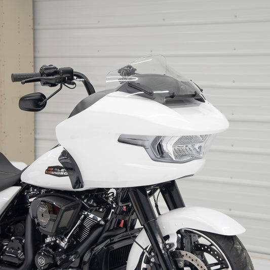 Klock Werks Sport Flare 10" Clear Windshield for 2023-25 Harley Road Glide FLTR