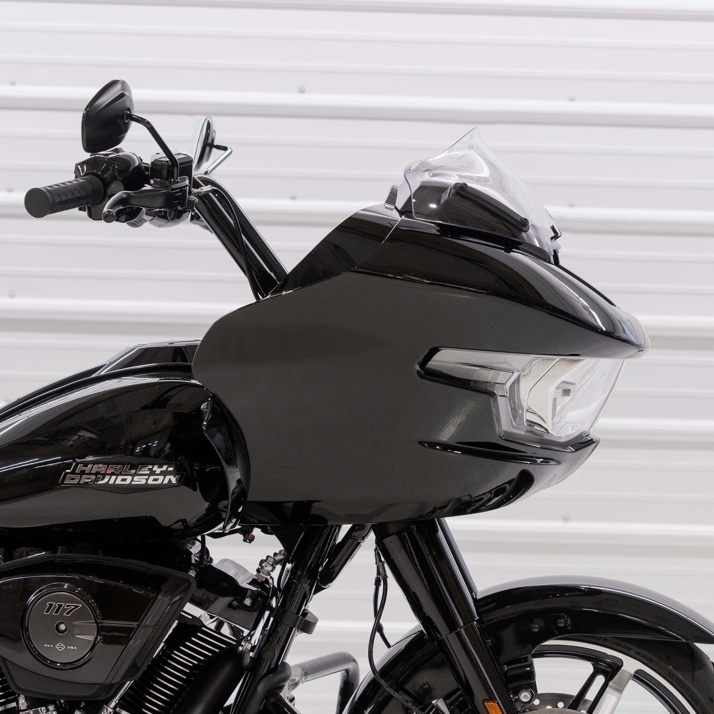 Klock Werks Sport Flare 8" Clear Windshield for 2023-2025 Harley Road Glide FLTR