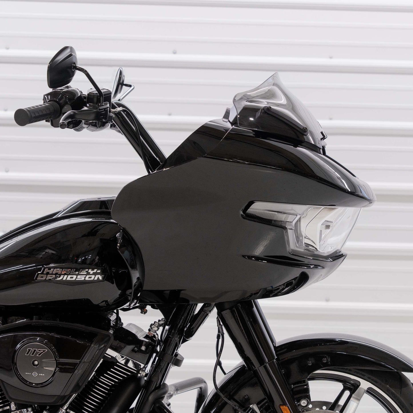 Klock Werks Sport Flare 8" Tint Windshield for 2023-2025 Harley Road Glide FLTR