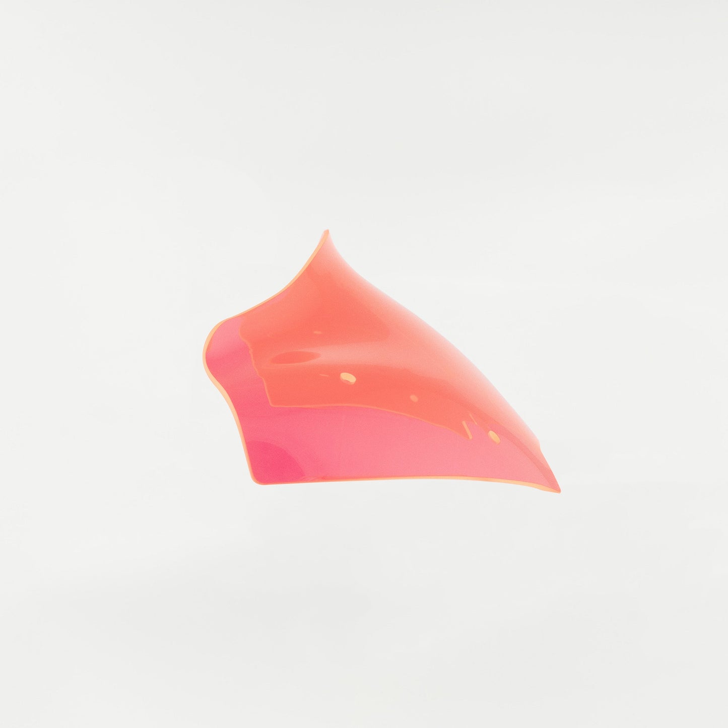 Klock Werks Kolor Flare 8" Pink Ice Windshield for 2023-2025 Harley Road Glide