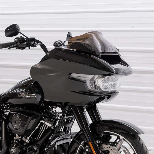 Klock Werks Kolor Flare 8" Bronze Windshield for 2023-25 Harley Road Glide FLTR