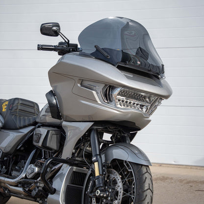 Klock Werks Pro Tour Flare 15" Dark Smoke Windshield for 23-25 Harley Road Glide