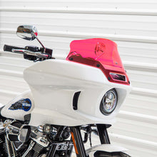 Klock Werks Ice Flare 6" Pink Windshield for 2022-26 Harley Softail Low Rider ST