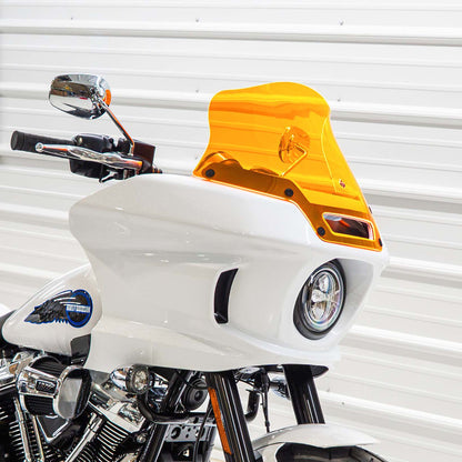 Klock Werks Ice Flare 8" Orange Windshield 2022-2026 Harley Softail Low Rider ST