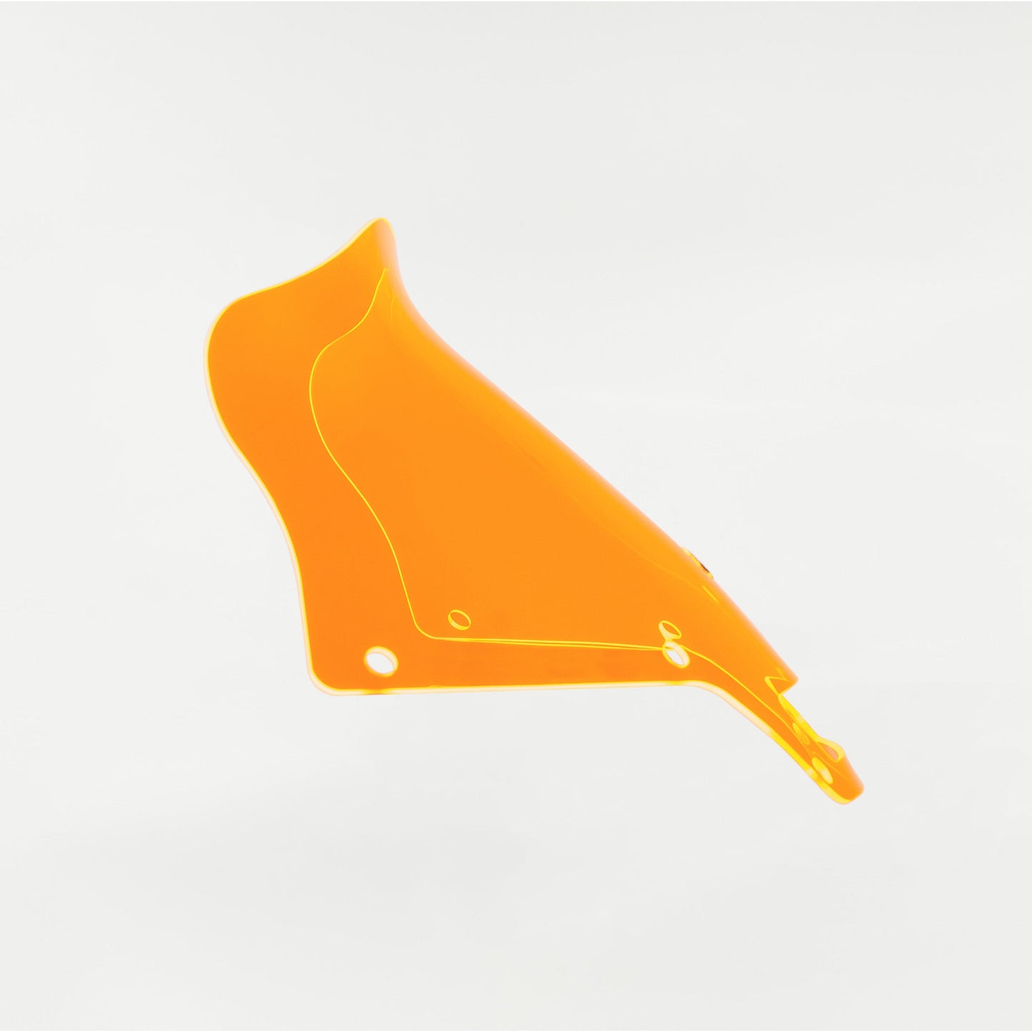 Klock Werks Ice Flare 8" Orange Windshield 2022-2026 Harley Softail Low Rider ST