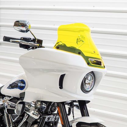 Klock Werks Ice Flare 8" Yellow Windshield 2022-2026 Harley Softail Low Rider ST