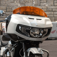 Klock Werks 8" Orange Kolor Flare Windshield 2020-2025 Indian Challenger Pursuit